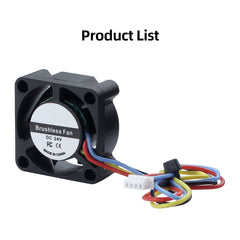 DC 24V Brushless Hotend Cooling Fan for Snapmaker U1 3D Printer Low Noise Stable Operation with 135mm Cable