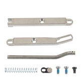 Replacement Filament Cutter Lever Assembly for Bambu Lab X2D 3D Printer Left and Right Metal Lever Set with Magnet and Spring