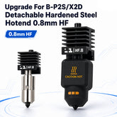 0.8mm High Flow Hardened Steel Hotend for Bambu Lab P2S X2D 3D Printer