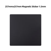 257x257mm Magnetic Sticker for Bambu Lab 3D Printer Build Plate 1.5mm Thick Flexible Magnetic Base Sheet