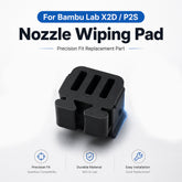 Nozzle Wiping Pad for Bambu Lab X2D P2S 3D Printer Silicone Cleaning Pad Quick 1 Second Tool Free Installation Replacement Part