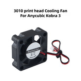 3010 DC 24V Brushless Print Head Cooling Fan for Anycubic Kobra 3 3D Printer High Airflow Low Noise Replacement