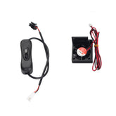 For Bambu Lab A1 / A1 mini Extruder Motor 4010 Cooling Fan DC 24V Fast Cooling Fan With Independence Switch for Bambu lab