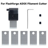 Heavy-Duty Filament Cutter Assembly for Flashforge AD5X 3D Printer