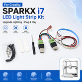 LED Light Strip Kit for Creality SPARKX i7 3D Printer Upgraded Cold White Chamber Lighting Plug and Play USB Powered
