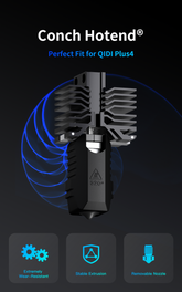 FYSETC Phaetus For QIDI Plus4 Conch Hotend with Full-Metal Heat Break