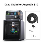 Drag Chain Cable Management Kit for Anycubic Kobra S1C 3D Printer