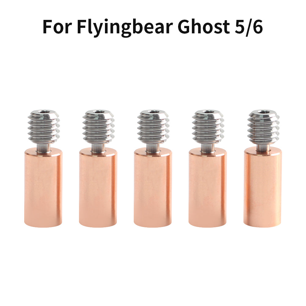 FYSETC  All Metal Throat Bi-Metal Heat Break Titanium Alloy Throat Smooth Thread Heatbreak For Flying Bear 3d Printer Ghost 5 /Ghost 6