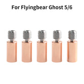FYSETC All Metal Throat Bi-Metal Heat Break Titanium Alloy Throat Smooth Thread Heatbreak For Flying Bear 3d Printer Ghost 5 /Ghost 6
