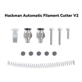 Hackman Automatic Filament Cutter V2 Kit, 1.75mm Filament Cutter for Bambu Lab 3D Printer, Full Assembly Parts Set