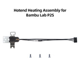 Hotend Heating Assembly for Bambu Lab P2S, 180mm Total Length, with Mounting Screws, Complete Heater and Thermistor Unit for 3D Printer