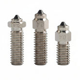 10PCS/SET DLC Hardened Steel & Copper Wear Resistant Bimetal HC Nozzle For V6 / Volcano /Mk8 Hotend Neptune4 K1 Nozzle 3D Printer Nozzle