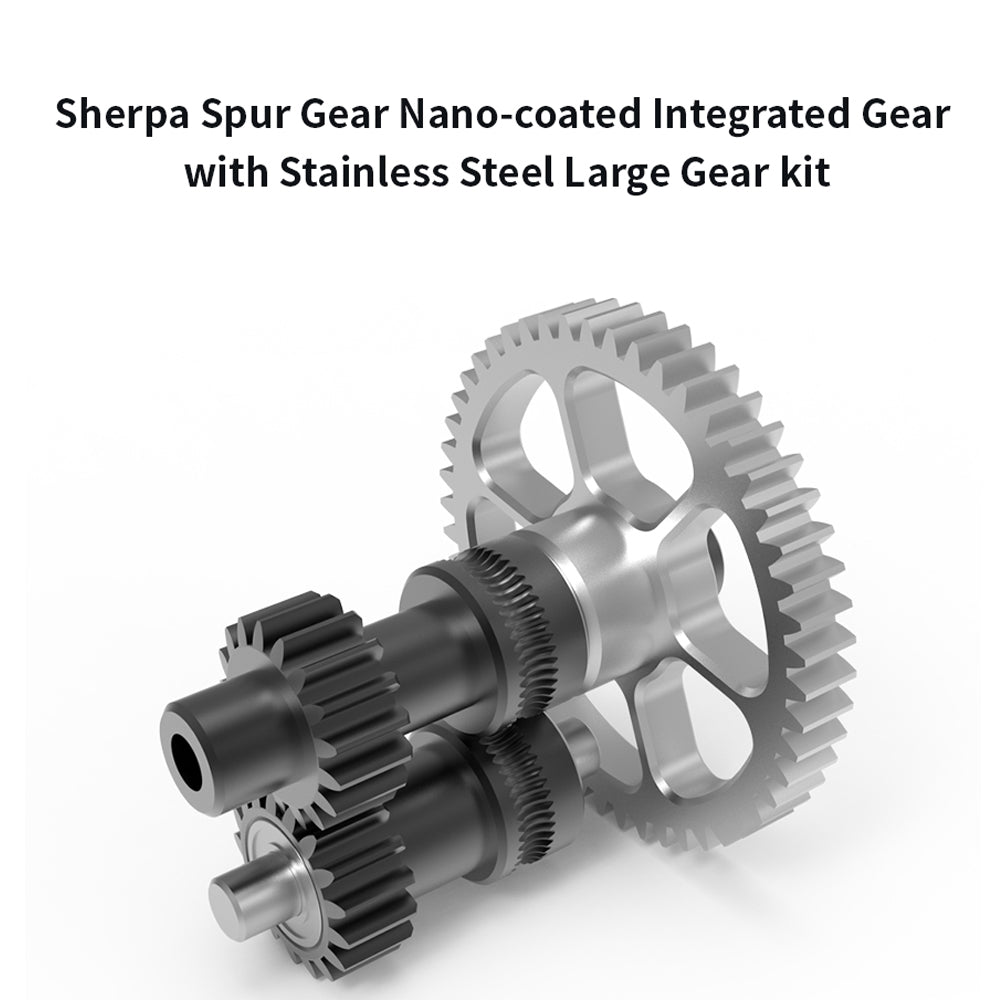 gear extrusion FYSETCSherpa CNC Spur Gear Nano Coated One-Piece Stainless Steel Bull Gear Kit High Precision Extruder Gears for Voron V0 3D Printer