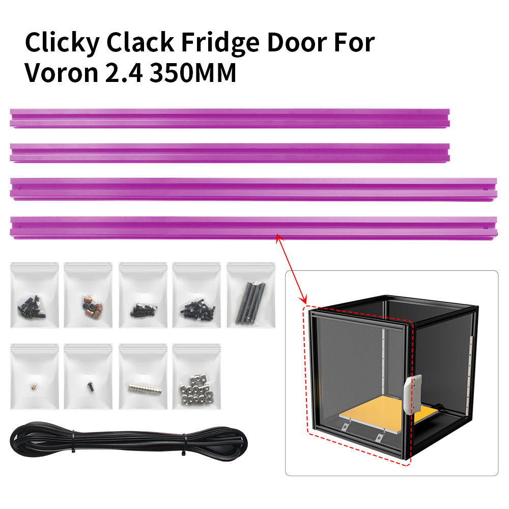 FYSETC Clicky-Clack Fridge Door For Voron 2.4/Trident 350mm