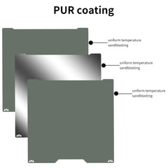 CryoNix Upgraded Build Plate Double-sided Easy To Printing Steel Sheet for Bambu H2D X1 P1 A1 3D Printers
