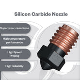 FYSETC Phaetus Silicon Carbide V6 Nozzle Temperature Resistance 550℃ Nozzles Suitable Every Material for Voron Vzbot Prusa
