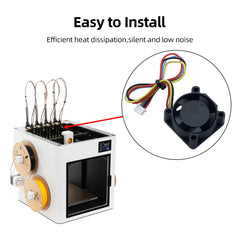 DC 24V Brushless Hotend Cooling Fan for Snapmaker U1 3D Printer Low Noise Stable Operation with 135mm Cable