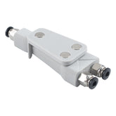 Y Shape Dual Inlet Single Outlet PTFE Filament Splitter Connector for 3D Printer Quick Switch Filament Path Adapter