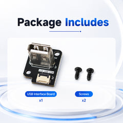 USB Interface Board for Flashforge AD5M Pro 3D Printer USB A Port Replacement Part with Cable