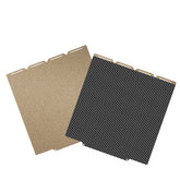 270*270mm Double Sided PET Carbon Fiber & Gold Textured PEI Spring Steel Build Plate for Snapmaker U1 3D Printer