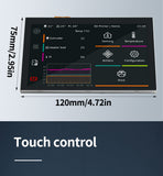FYSETC Raspberry Pi 5 inch DSI Touch Screen MIPI LCD V1.1 5 Inch LCD Touch Screen 800 X 480 DSI Display IPS Working With Raspberry Pi5/4B/CM4/3B+/3A+/3B/CM3/CM3+/2B/B+/A+