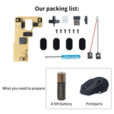 For Bambu lab 3D Printing Wireless Mouse DIY Creative Model 3D Printer Parts Computer Parts