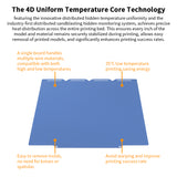 FYSETC Upgraded Build Plate Double-sided Printing 270x270mm Steel Sheet 3D Printer Parts For Snapmaker U1 3D Printer