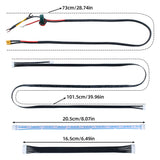 7-in-1 Complete Cable Pack for Bambu Lab 3D Printer H2D/H2C/H2S