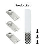 Nozzle Wiping Steel Sheet for Bambu Lab X2D 3D Printer 3Pcs Wear Resistant Cleaning Plate with Screws for Nozzle Maintenance
