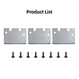 for Bambu Lab 3D Printer Hot Bed Scraper Replacement Blade With Fixing Screws for 3D Printer Hot Bed Print Removal Spare Part