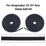 GT2 Timing Belt Kit for Snapmaker U1 XY Axis 3D Printer Rubber Reinforced Core Drive Belt Replacement