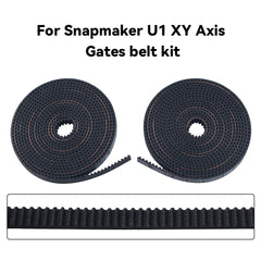 GT2 Timing Belt Kit for Snapmaker U1 XY Axis 3D Printer Rubber Reinforced Core Drive Belt Replacement