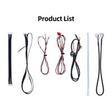 7-in-1 Complete Cable Pack for Bambu Lab 3D Printer H2D/H2C/H2S