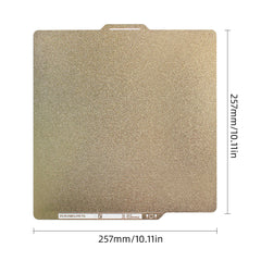 PEI Build Plate 257x257mm Double Sided Textured PEI Sheet for Bambu Lab X1C/X1/X1E/P1P/P1S/A1