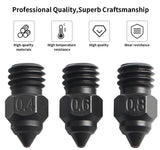 FYSETC Hardened Steel Nozzle 0.4/0.6/0.8mm High Quality 3D Printer Parts for Sprite S1 Hotend 3D Printed Accessories