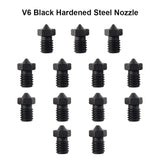 FYSETC E3D V6 High Quality Hardened Steel Nozzle 0.3/0.4/0.6mm size Nozzle High Speed Printing Nozzle for Voron Prusa 3dPrinter