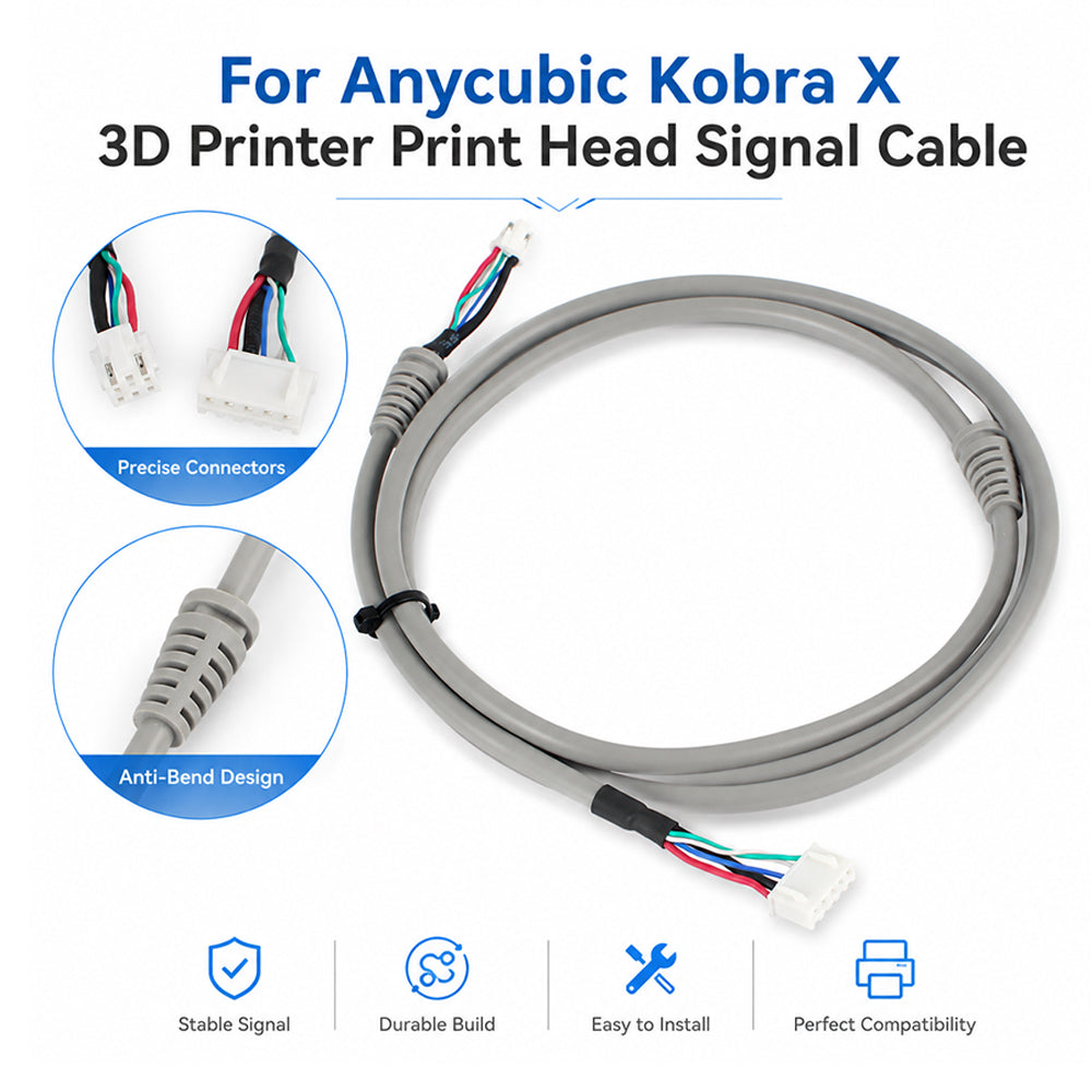 Print Head Signal Cable for Anycubic Kobra X 3D Printer