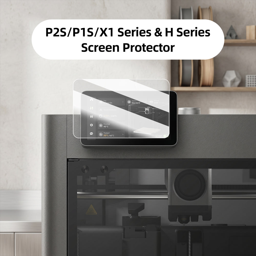 Screen Protector for Bambu Lab P2S / P1S / X1 / H Series, HD Clear Anti-Scratch Film