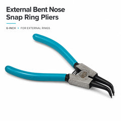 6 Inch External Bent Nose Snap Ring Pliers