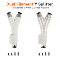 Dual Filament Y Splitter for 3D Printer