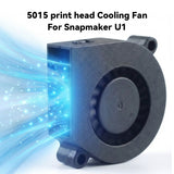5015 DC24V Dual Ball Bearing Blower Cooling Fan With 3Pin Connector for Snapmaker U1 Print Head Extruder Nozzle Cooling Replacement