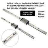 FYSETC Upgraded Hollow Rail MGN12H/MGN9H 300mm 350mm 400mm Linear Guide Rail Slide Carriage 3D Printer part for Voron 3d Printer Support OEM/ODM