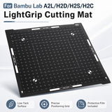 LightGrip Cutting Mat for Bambu Lab A2L H2D H2S H2C 3D Printer Low Tack Surface for Paper Cardstock with Protective Film