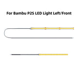 LED Light Strip Available in Front 52cm / Left 20cm Cable Version for Bambu P2S 3D Printer Inner Chamber Lighting
