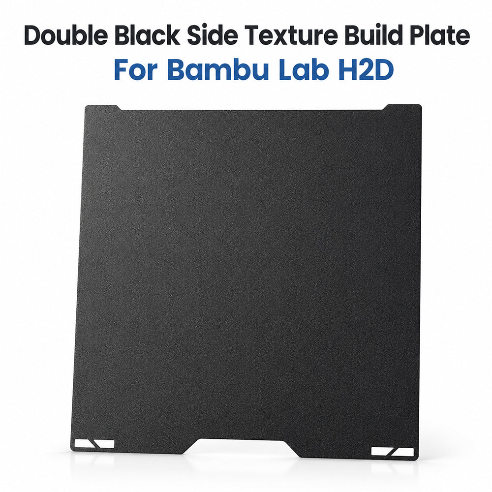 Double Sided Textured PEI Build Plate for Bambu Lab H2D 3D Printer