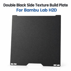 Double Sided Textured PEI Build Plate for Bambu Lab H2D 3D Printer