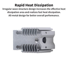 For Creality Ender-3 V3 KE/SE Heat Sink All-Metal Radiator riginal Metal Heat Sink for Ender-3 V3  SE/KE 3D Printer Parts