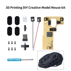For Bambu lab 3D Printing Wireless Mouse DIY Creative Model 3D Printer Parts Computer Parts