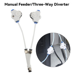 Manual Filament Feeder with Three-Way Diverter