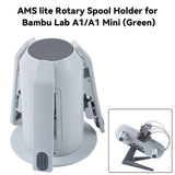 Rotary Spool Holder Green Mark Version for Bambu Lab A1 A1 Mini AMS Lite Spindle 1 and 3 Filament Feeding Replacement